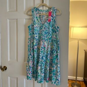 Lilly Pulitzer Lorina Dress Cabana Cocktail Size Medium NWT